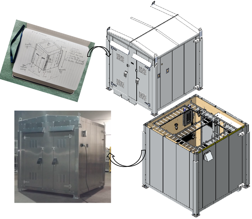 Example drafting package and manufacturing documentation